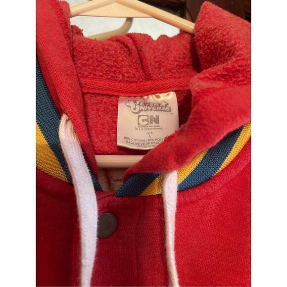 Cartoon Network Steven Universe Chesseburger Hoodie Varsity Jacket/ Sweatshirt S - Picture 8 of 12